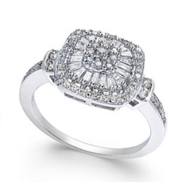 Macy's Jewelry - Vintage inspired diamond ring (1/2 ct. t.w.) in 14k white gold